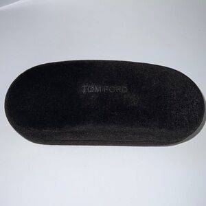 Tom Ford Black Velvet Clamshell Eyeglasses Sunglasses Case